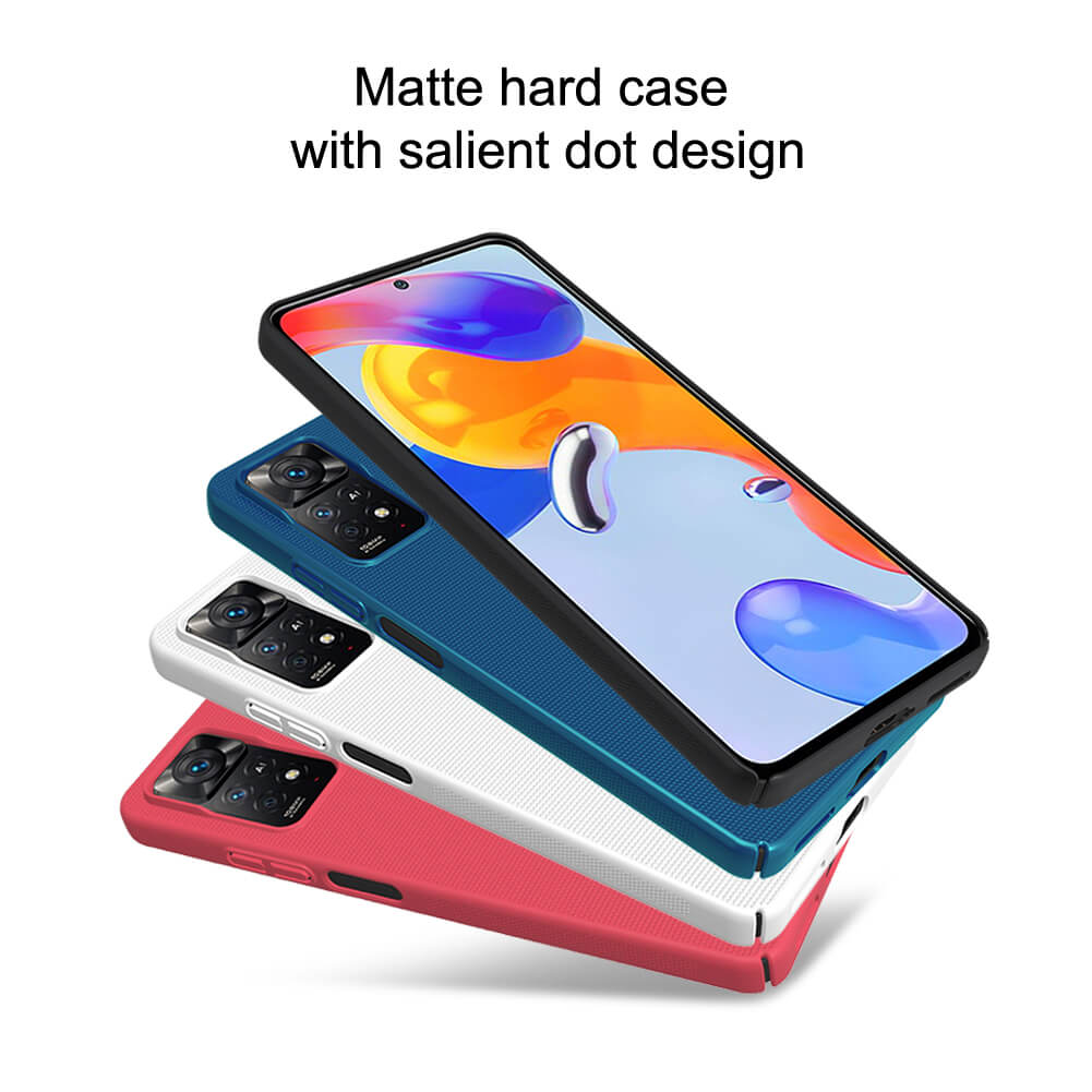 Чехол-крышка NILLKIN для Xiaomi Redmi Note 12 Pro 4G, Xiaomi Redmi Note 11 Pro 4G (Global), Redmi Note 11 Pro 5G (Global), Redmi Note 11 Pro+ 5G (India), Redmi Note 11E Pro 5G (серия Frosted)